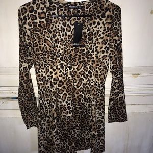 Mini leopard dress!!